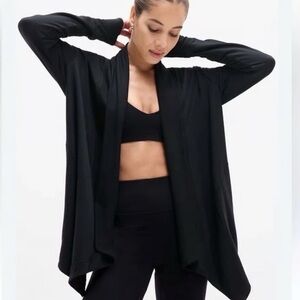 ✨ Athleta Black Modal-Blend Cardigan | XS | Cozy, Soft, and Versatile! ✨